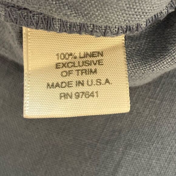 J Jill 100% Linen Blue Pants Size XSP - Picture 5 of 8